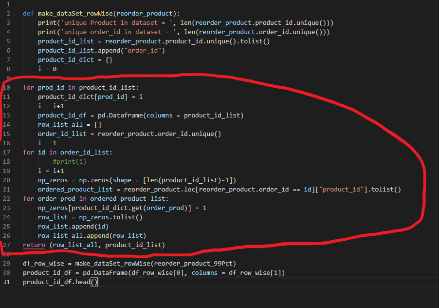 為什么“NameError：名稱'product_id_list'未定義”=