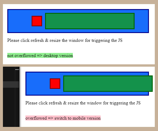 Javascript 使用 Padding Aware 檢測溢位