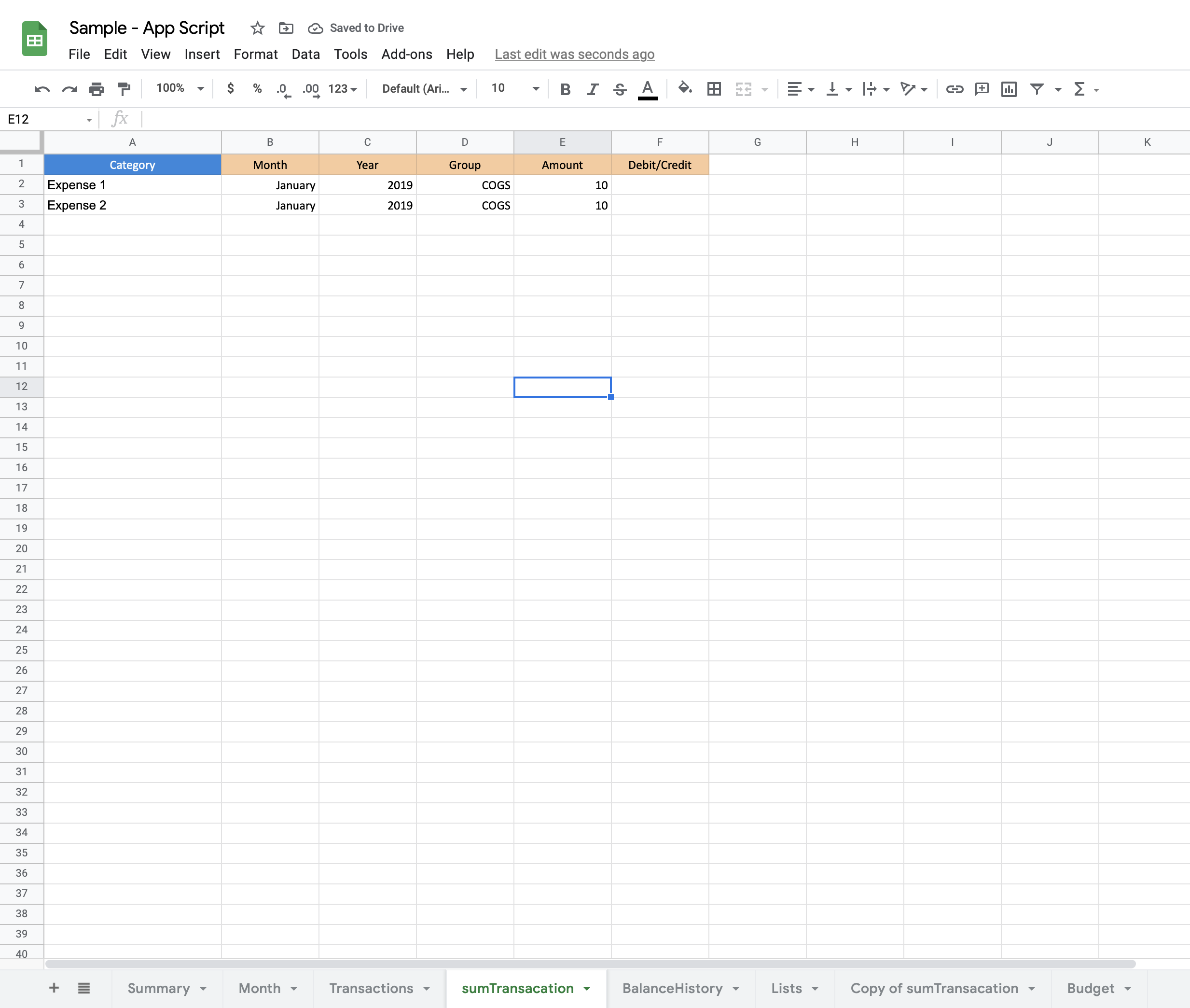 Google Sheets App Script 合并或添加新行