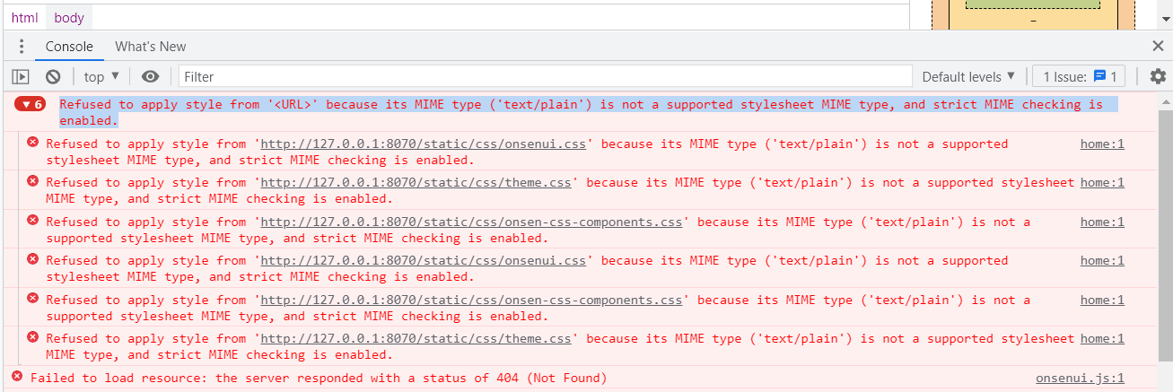 無法呼叫嵌入的 css/js 檔案