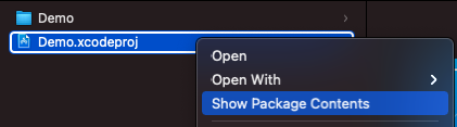 在 Xcode 12.5 中打開 Xcode 13.0 專案