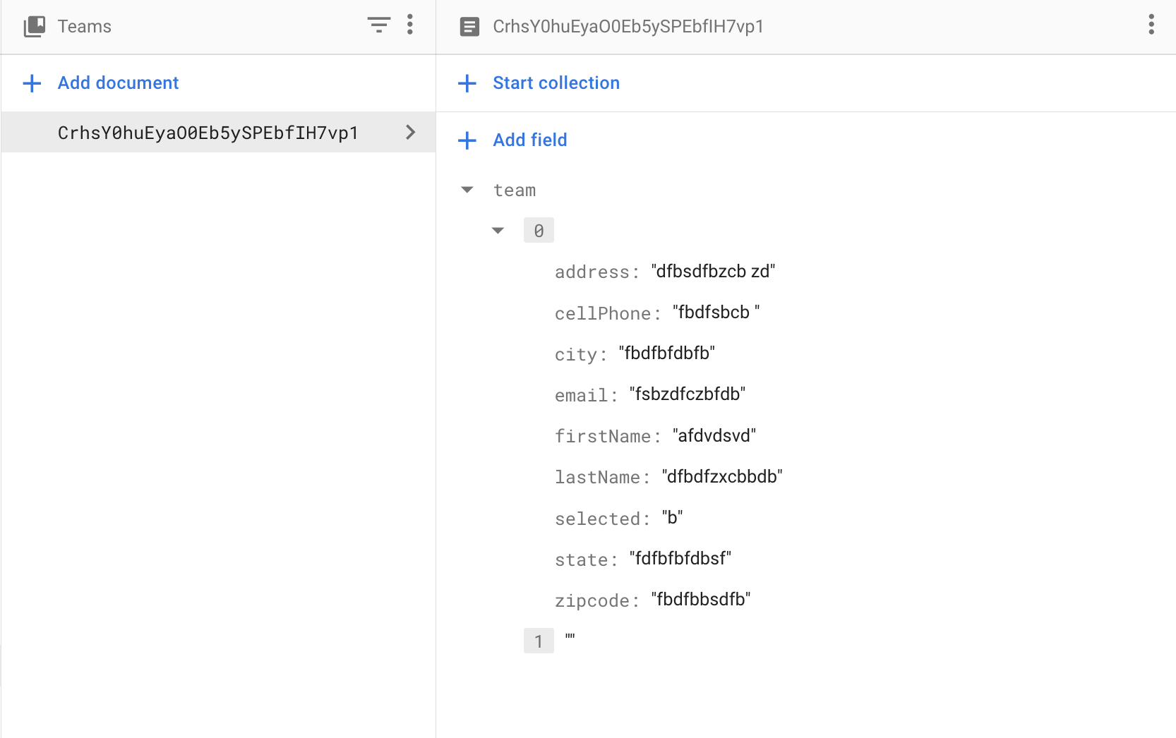 如何向 Firebase Firestore 中現有檔案中的陣列添加新索引？