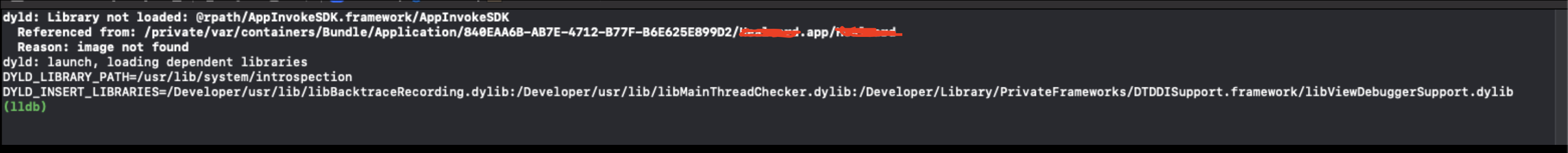 沒有這樣的模塊“AppInvokeSDK”