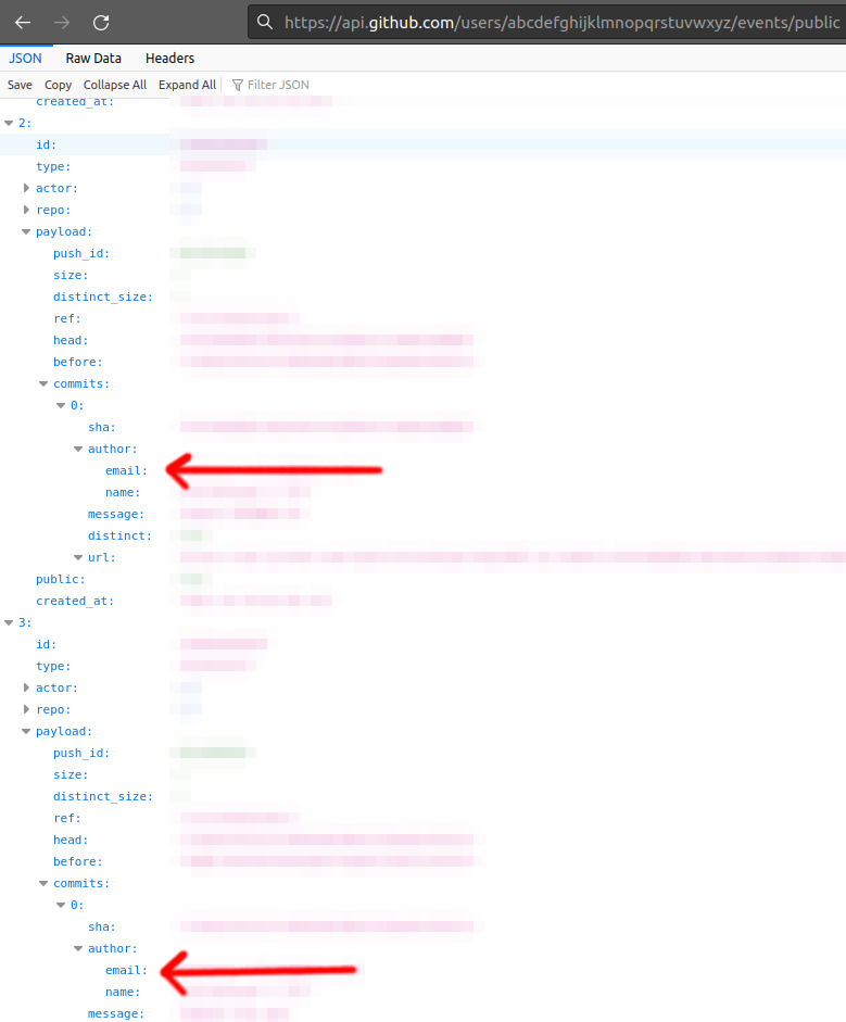 從 GitHub API 頁面洗掉舊電子郵件