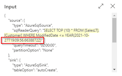 如何將 azure 資料工廠字串型別變數轉換為日期時間格式