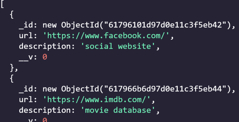 如何從我的 mongodb 中獲取資訊？