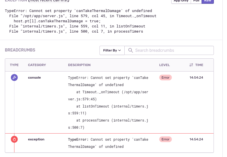 即使使用 process.on(uncaughtException)，Nodejs 行程也會崩潰