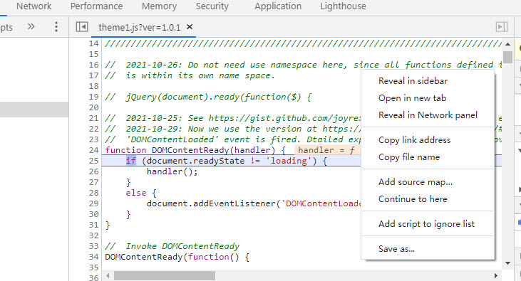 如何在 DevTools JavaScript 除錯器中搜索關鍵字？