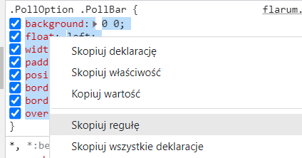 Google Chrome 更新 - 從 Inspector CSS 復制代碼時出現問題
