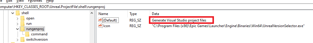 如何使用批處理檔案從虛幻引擎 .uproject 檔案生成 Visual Studio 專案檔案？