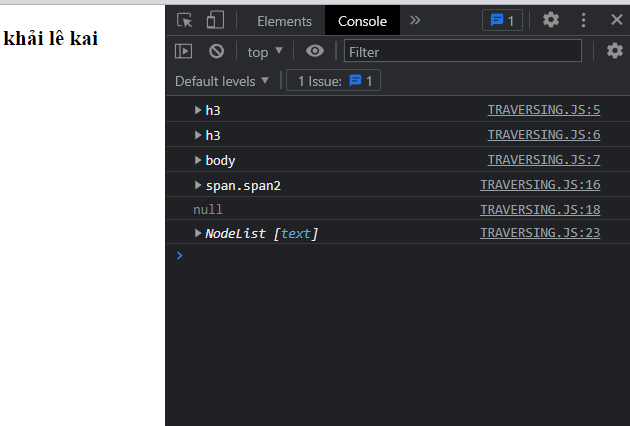 我正在使用 JavaScript (DOM)，但無法直接在瀏覽器的控制臺中控制臺記錄我的 innerHTML