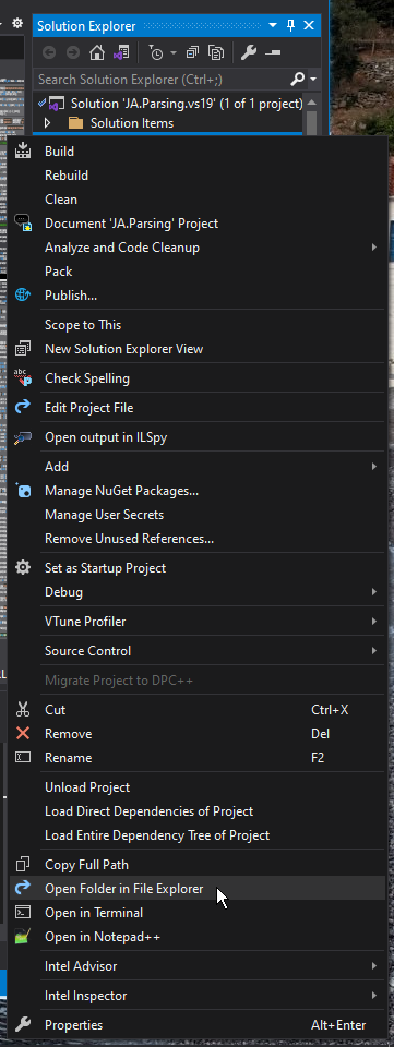 我在哪里可以找到 Visual Studio 2019 中的 bin/debug 檔案夾