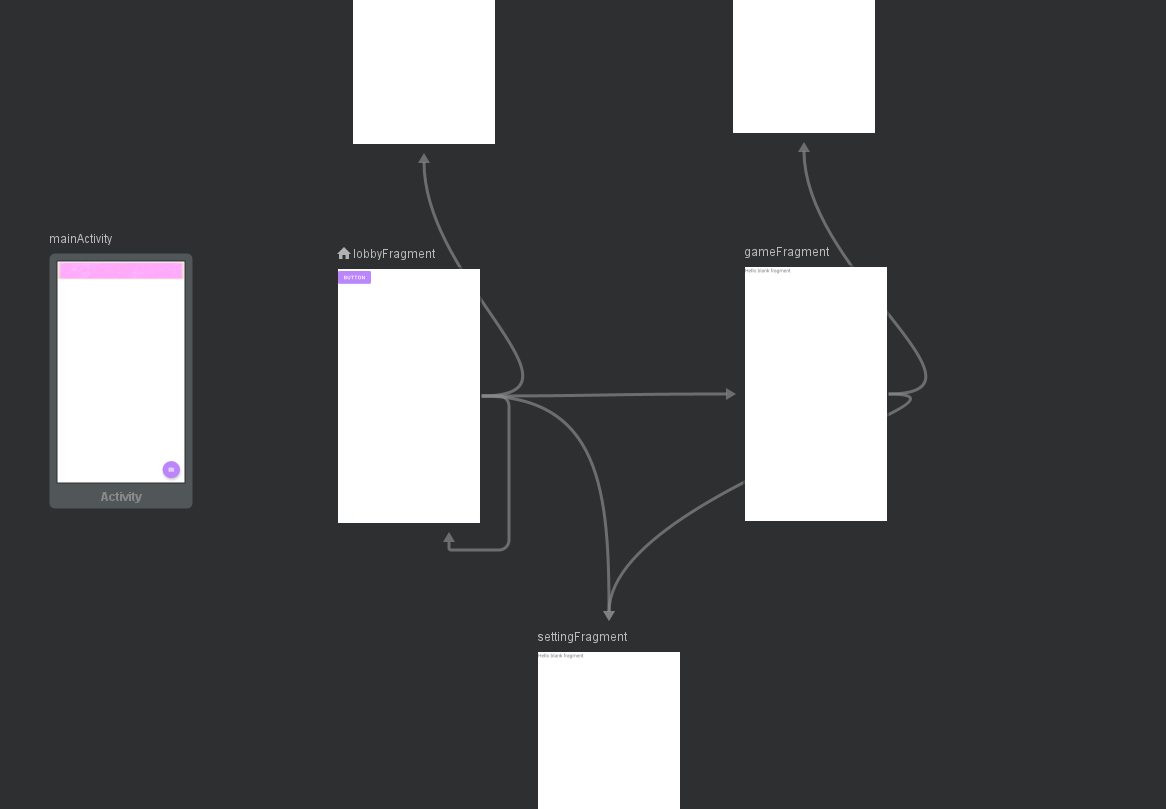 Android - 使用帶有活動和片段的導航 - 二進制 XML 檔案錯誤