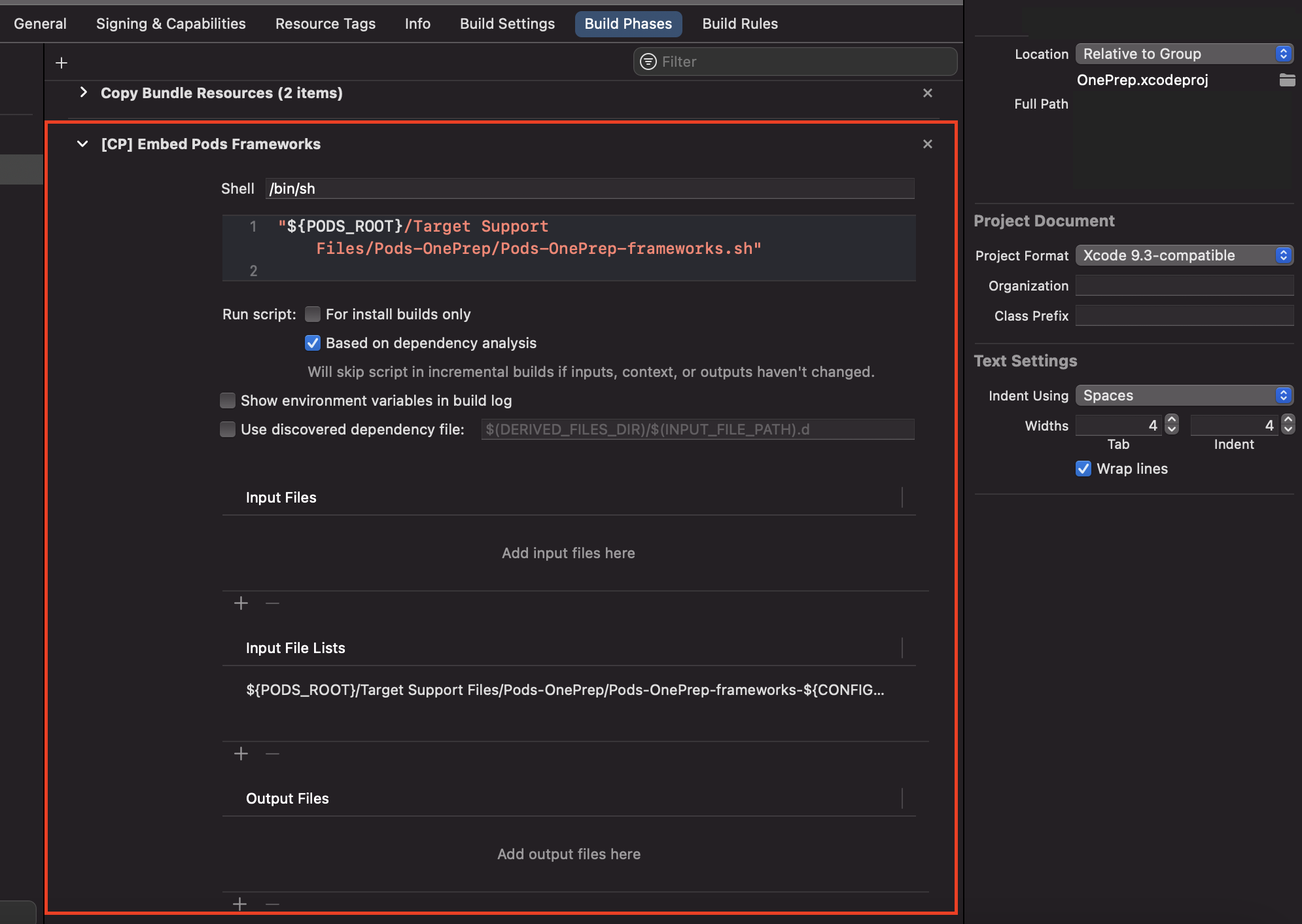 命令 PhaseScriptExecution 因非零退出代碼失敗 - 使用 CocoaPods