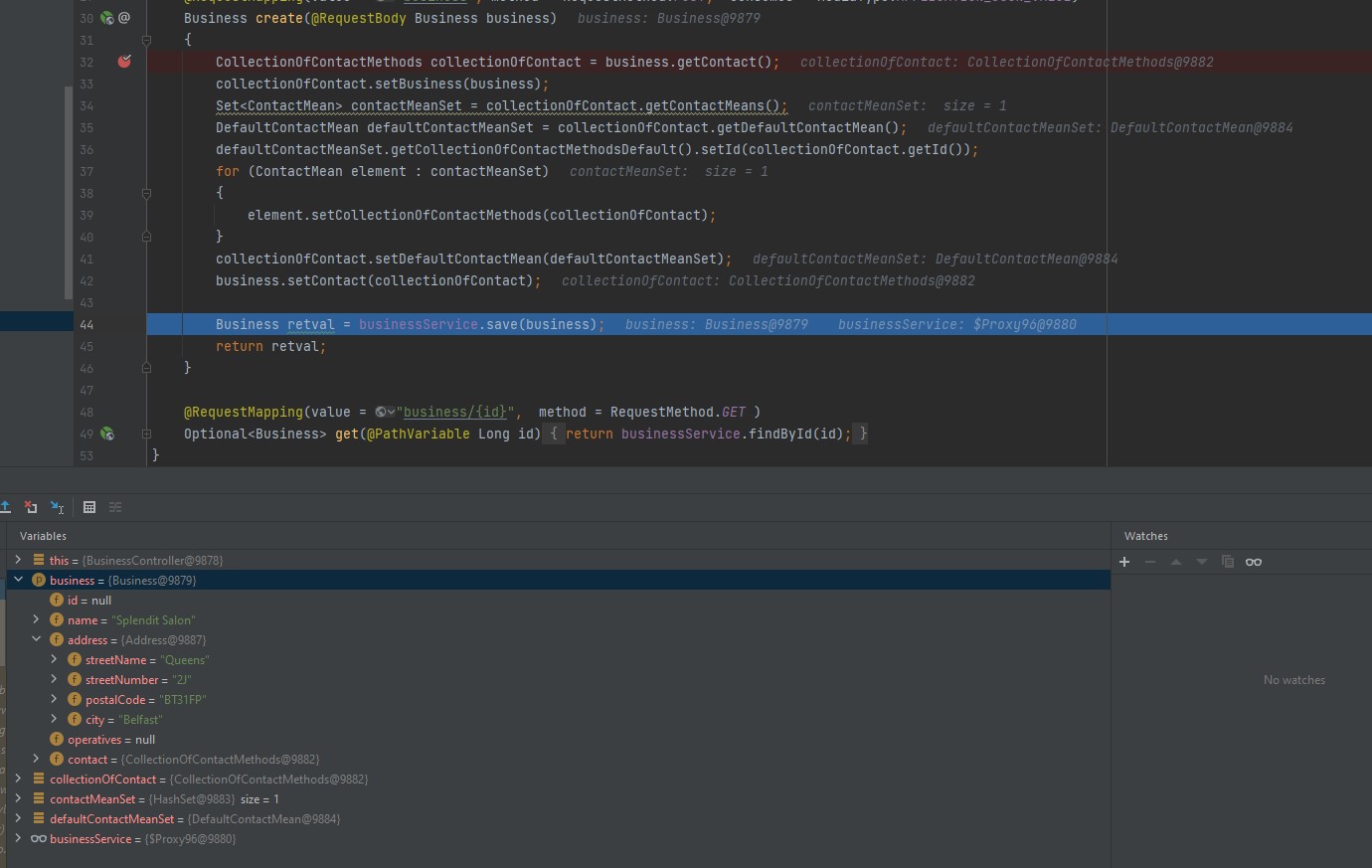 Spring Data CrudRepository 的保存拋出 InvocationTargetException