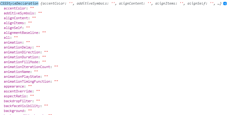 CSSStyleDeclaration 在反應中使用 useRef 時沒有給出任何值