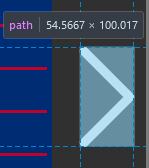 如何使路徑元素與 svg 元素的寬度相同？