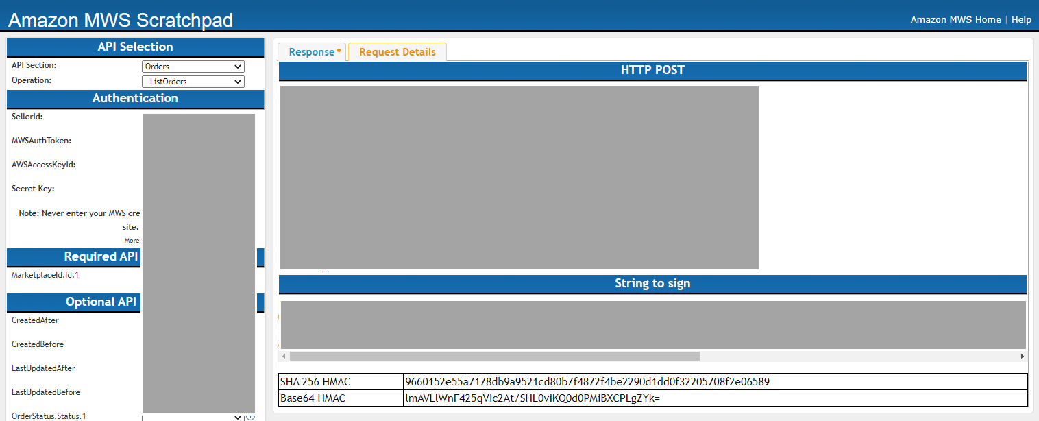 Delphi - 亞馬遜 MWS API - 如何從 SHA 256 HMAC 派生 Base64 HMAC？