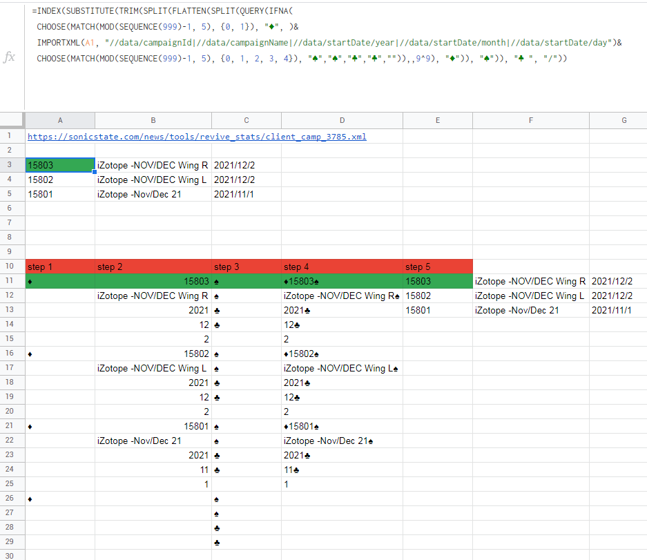 將 IMPORTXML Xpath 查詢格式化為 Google 表格的可讀資料