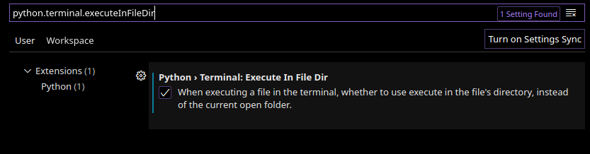 VSCode 中的 Python 無法識別相對檔案路徑