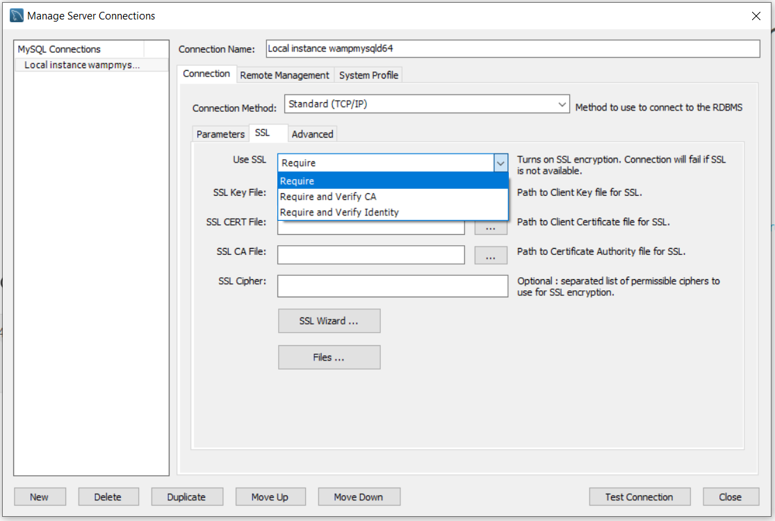 如何將 MySQL Workbench 配置為不需要 SSL 加密