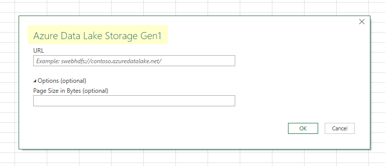使用 OAuth 將 excel 連接到 azure datalake gen 2