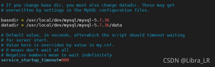 添加basedir 和 datadir