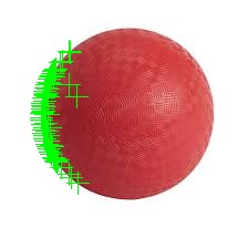 OpenCV FAST 演算法僅在影像的一部分上創建傾斜的關鍵點