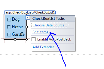 在 Webforms 和 C# 中使用帶有 asp:ListItem 的影像或復選框包含文本