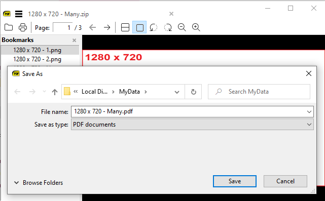 UWP C# 將 png 轉換為 pdf