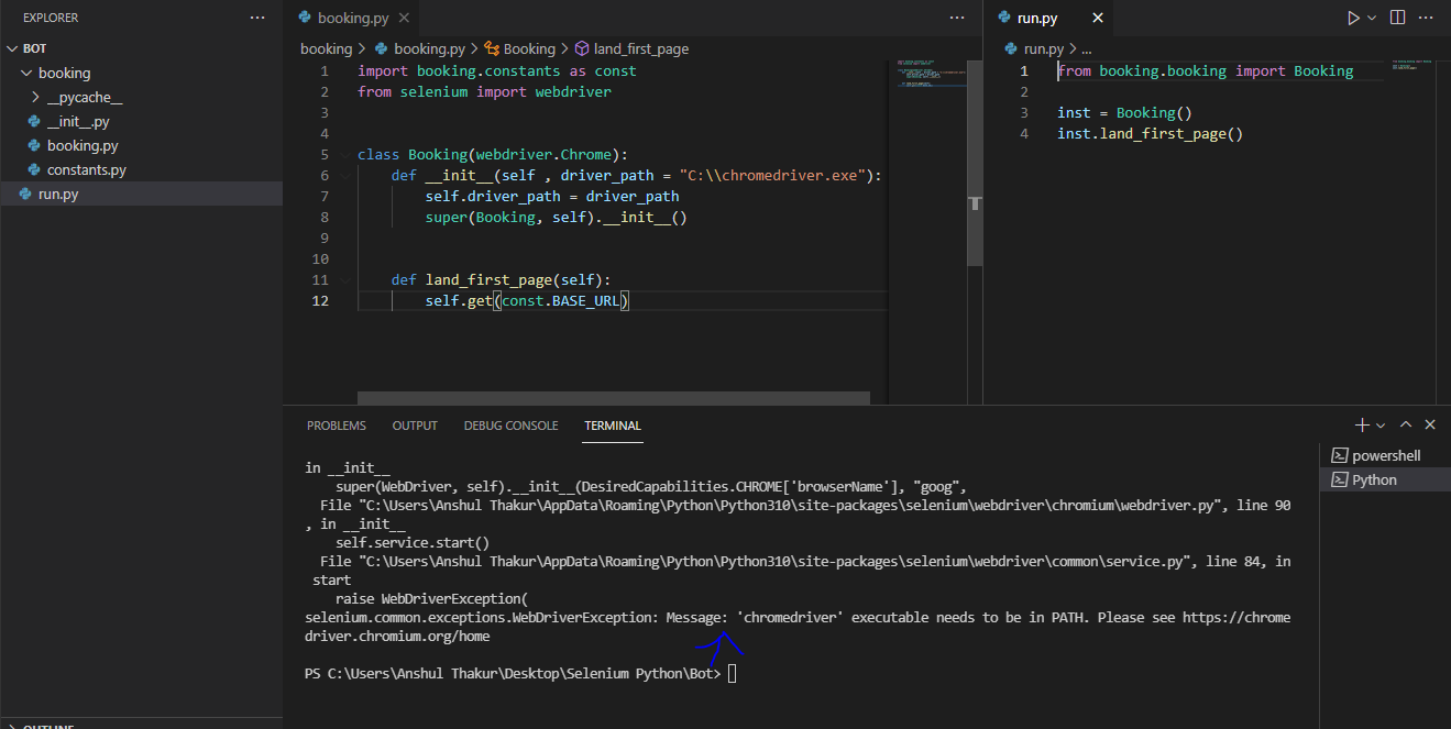 在python中未檢測到Chromedriver
