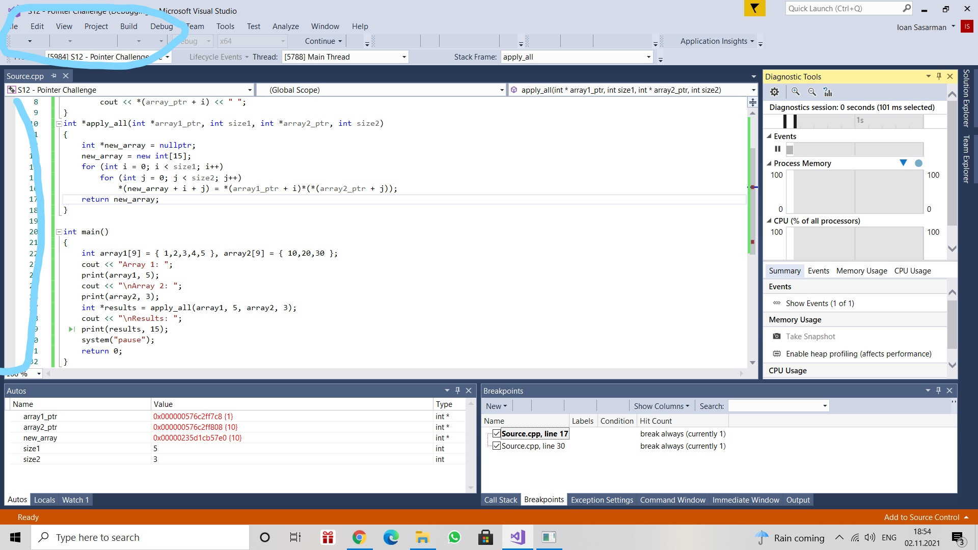 為什么我的 Microsoft Visual Studio 2017 除錯工具列命令不顯示？