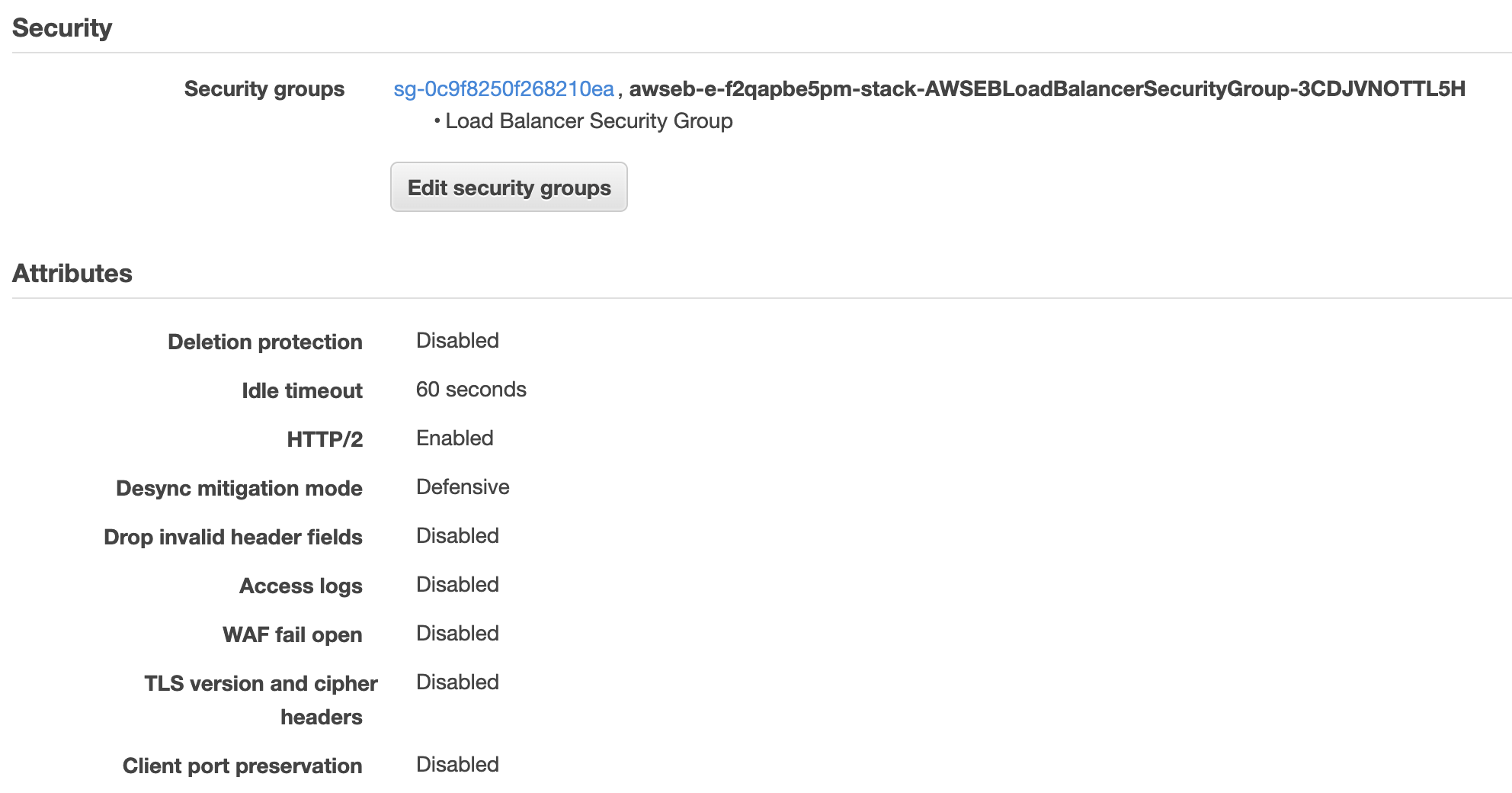 ALB 不會將流量重定向到我的 EC2 實體 Elastic Beanstalk