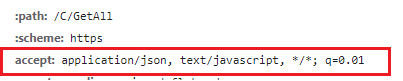 有什么方法可以在.net core 3.1的基礎控制器上獲取XMLHttpRequest的資料型別