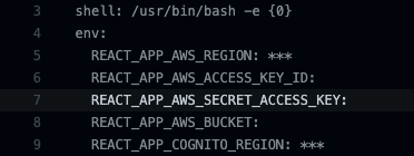 GitHub Actions - *一些*空的環境秘密