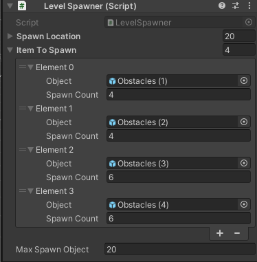 如何使用 SpawnCount 生成選定物件