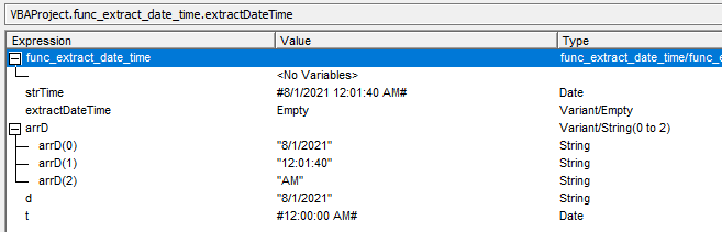 上午 12:00:00 時拆分日期/時間不起作用