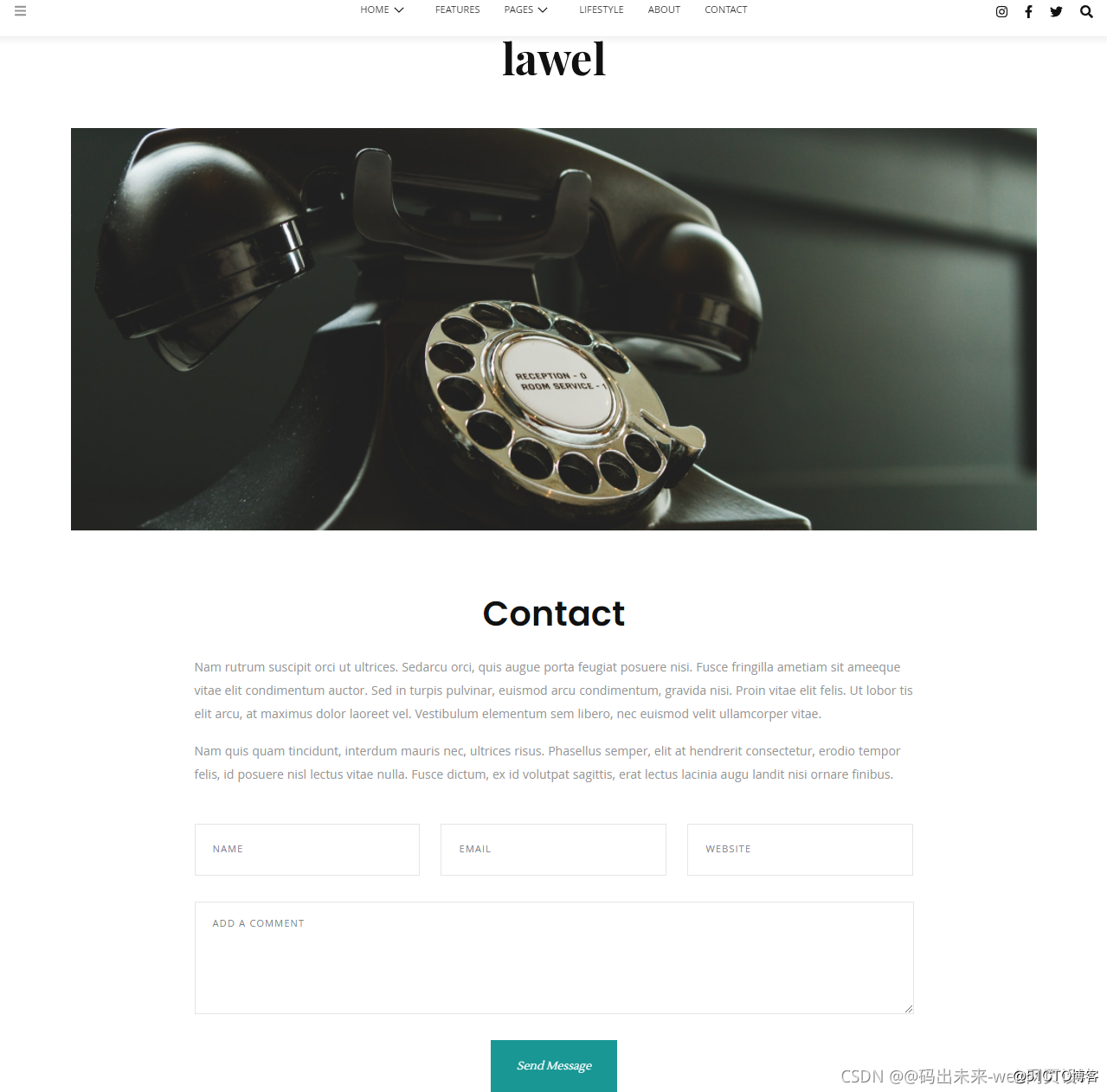 HTML5期末大作業：HTML+CSS+JavaScript+BootStrap 簡約的旅游圖文相冊博客HTML模板_javascript_04