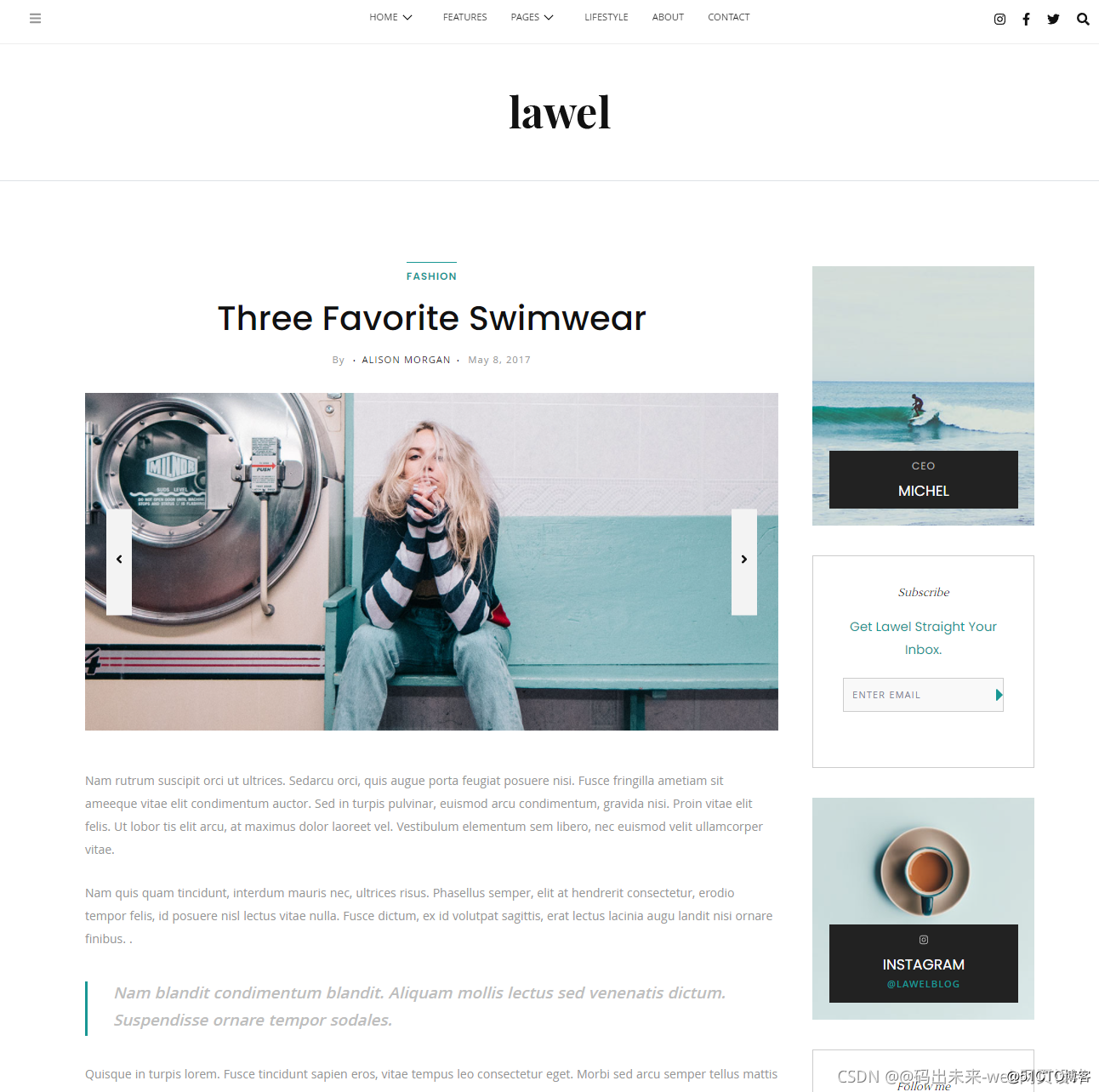 HTML5期末大作業：HTML+CSS+JavaScript+BootStrap 簡約的旅游圖文相冊博客HTML模板_javascript_05