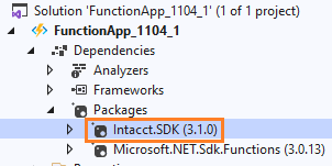 如何在 Azure Function App 中使用 .NET SDK？