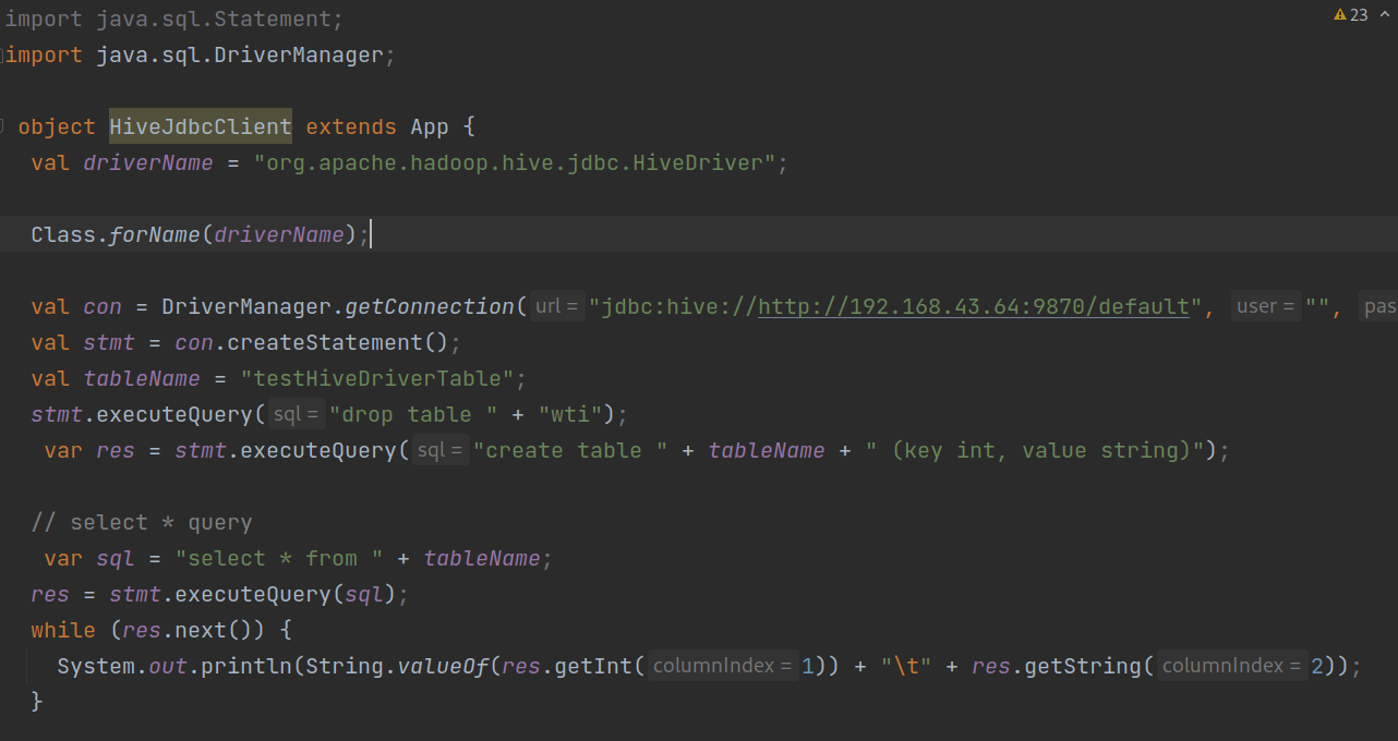 使用 IntelliJ 使用 sbt 將 Scala 與 Hive 資料庫連接起來以獲得依賴項