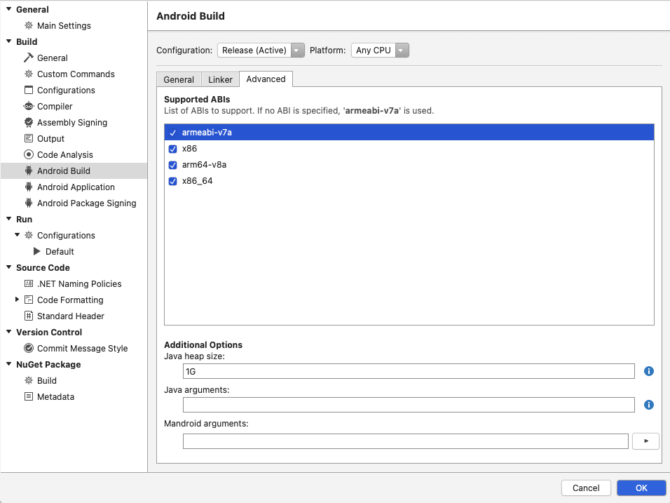 本機 Xamarin.Android 應用程式在發布模式下不斷崩潰