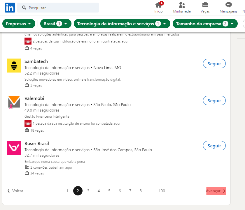 Python Selenium LinkedIn 公司網頁抓取