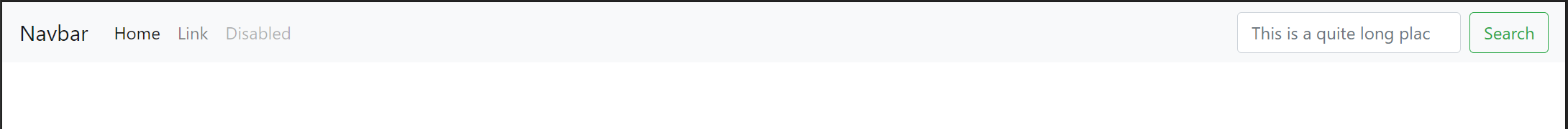如何覆寫 Boostrap 的導航欄內嵌搜索欄寬度？