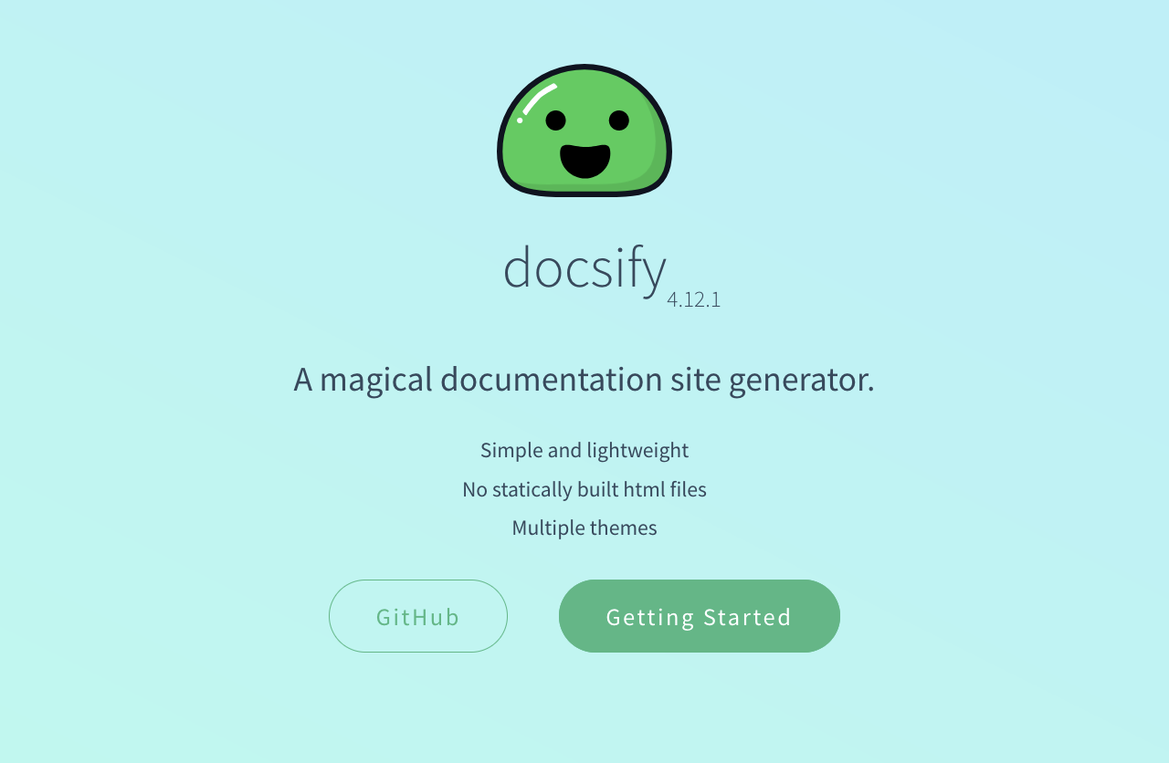 Docsify 檔案站點生成器