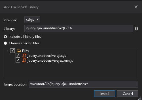 Ajax 呼叫在 ASP.NET Core 中似乎不起作用