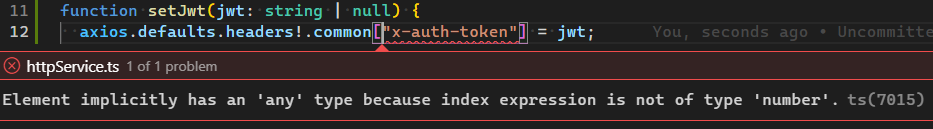 如何使用 Typescript 在 axios 中設定默認標題