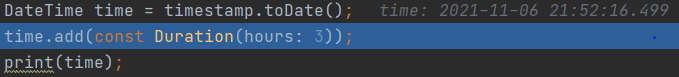 DateTime.add() 不能有效地添加請求的時間量
