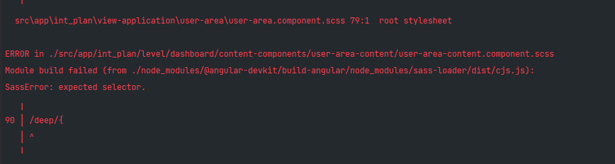 在 Angular 10 上從 node-sass 切換到 sass(dart-sass) 時出錯