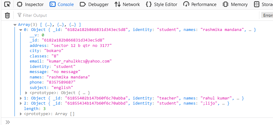 使用 ReactJs 和節點從 mongoDb 獲取資料
